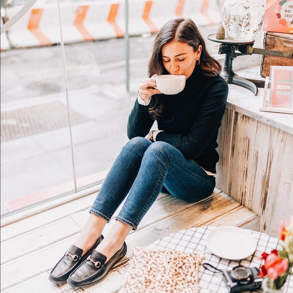 Gucci horsebit loafers black size 8